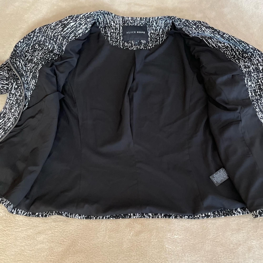 Alice Hope Lightweight Moto Jacket - Size M - Picture 11 of 12